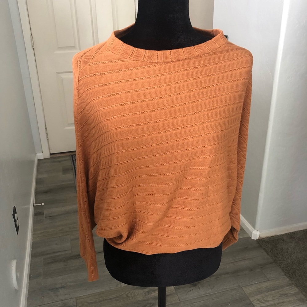 Burnt orange sweater